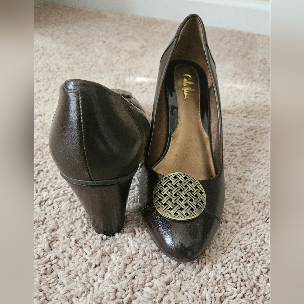 Cole Haan Women's Brown Leather Pumps
